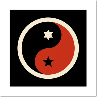 Yin Yang Stars Posters and Art